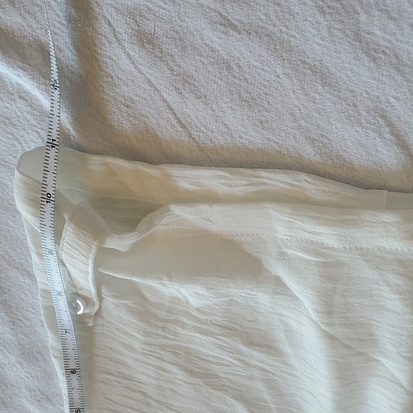 Coofandy White‎ Casual Button-Down Untuck It Bowling Sz. XL Shirt - Picture 10 of 11